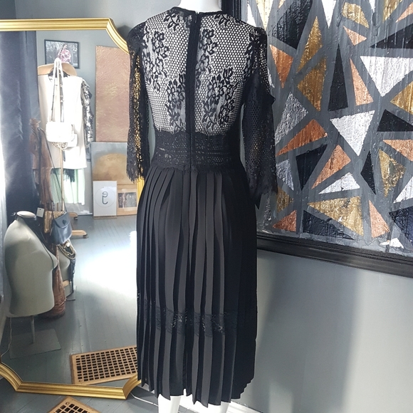 NWOT Zara Lace Midi Dress - Picture 14 of 15